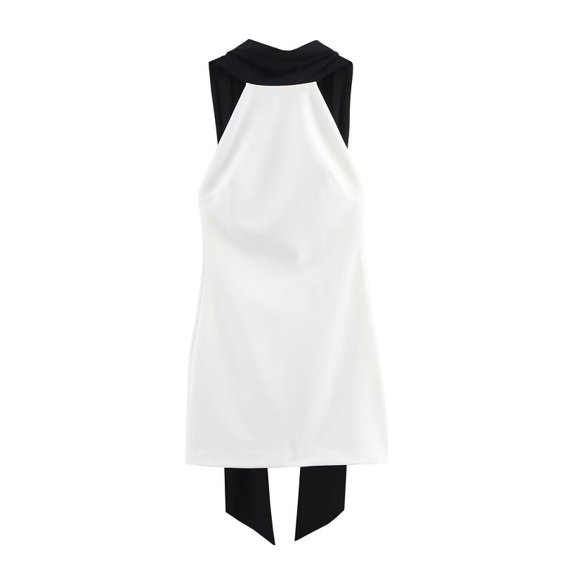 Schwarz weiss Kleid