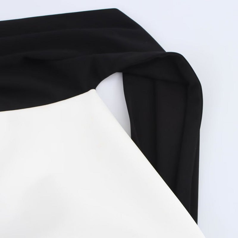 Schwarz weiss Kleid