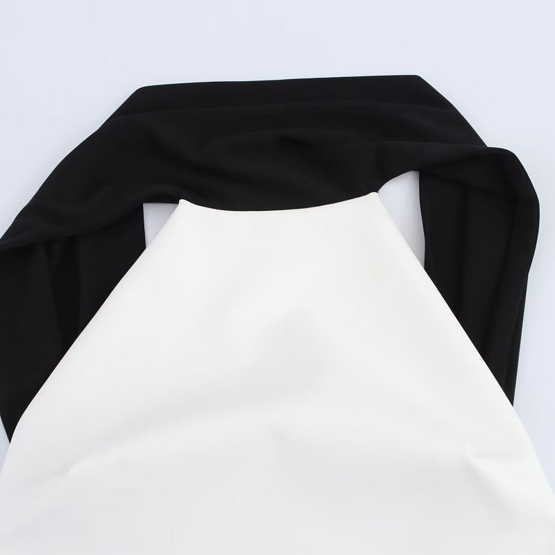Schwarz weiss Kleid