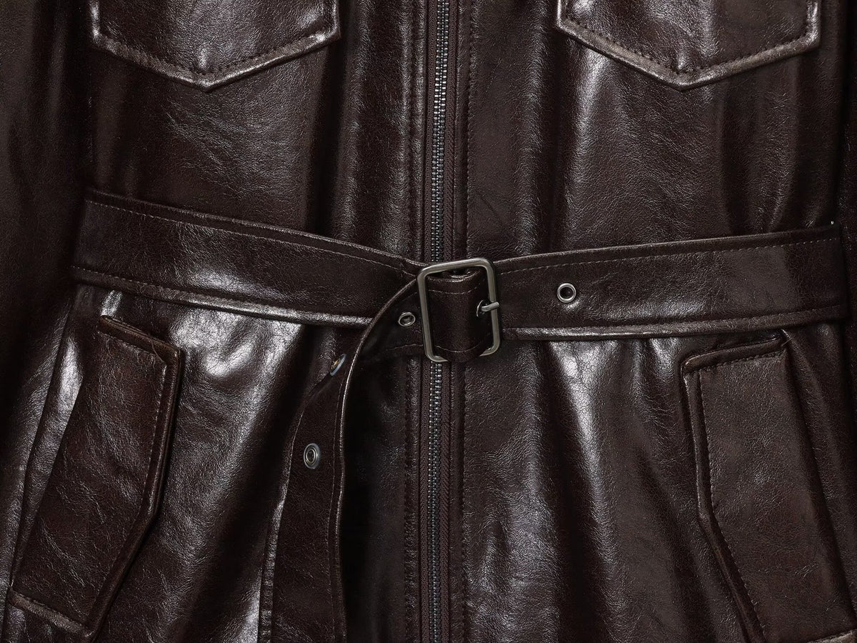 Nola - Lederjacke mit Schnalle